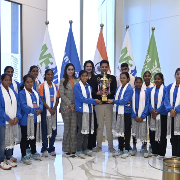 World T20 Champion Indian Women's Blind Cricket Team Meets&hellip;