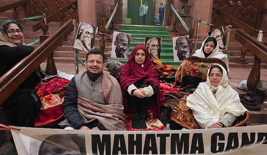 Opposition sits on overnight protest in parliament against passage of G RAM G bill