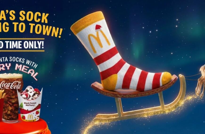 McDonald's Merry Meal's Socks Sparked Festive&hellip;