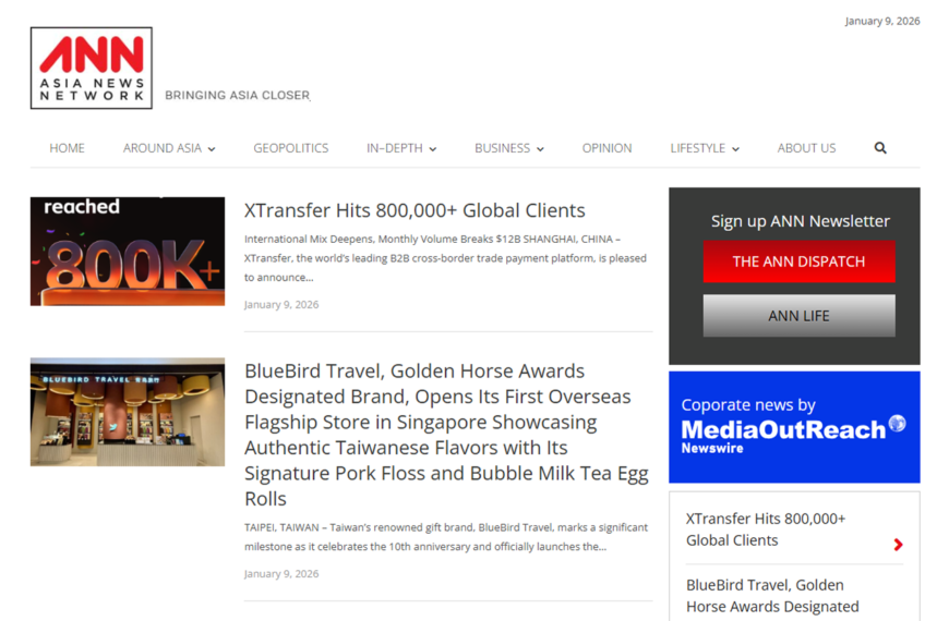 Media OutReach Newswire and Asia News&hellip;