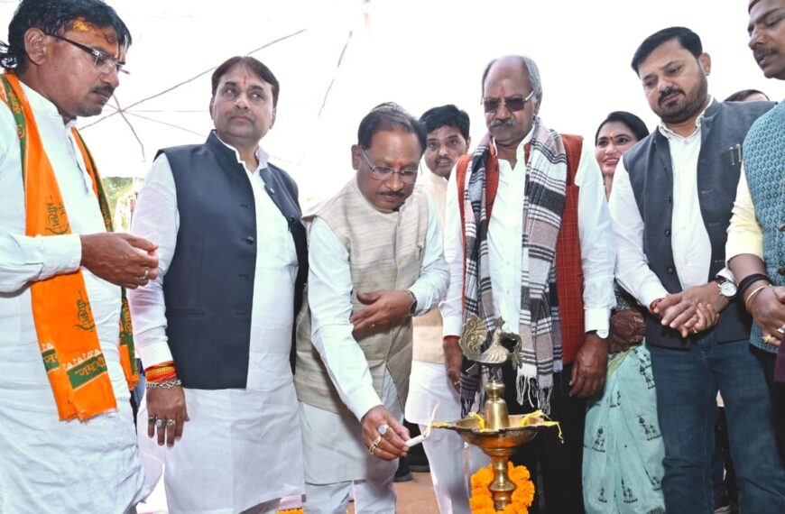 Chief Minister Sai performs Bhoomi Pujan&hellip;