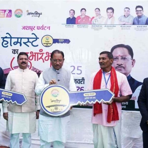 Chief Minister Vishnu Deo Sai Inaugurates Homestay in Jashpur