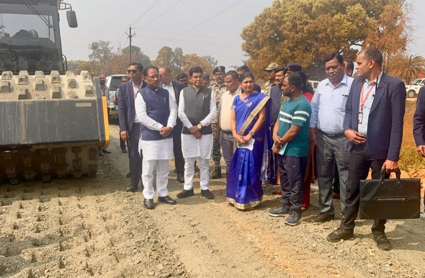 Road Construction Works Must Be Completed with Quality and Within Timeline: Chief Minister Shri Vishnu Deo Sai