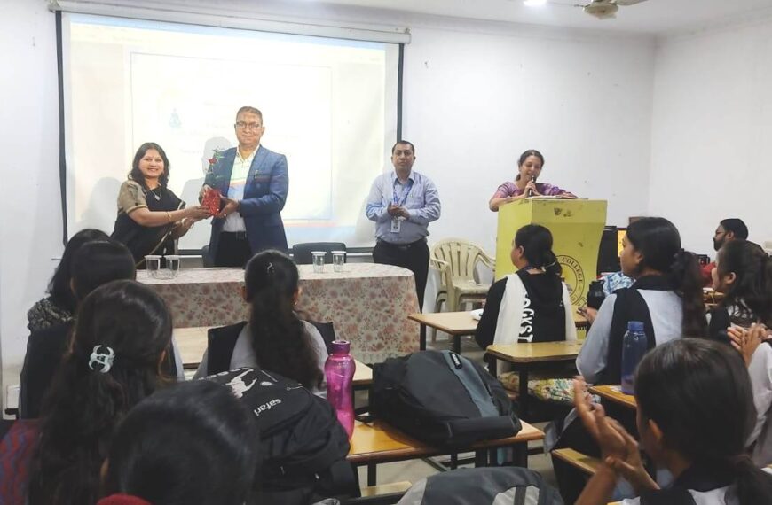 Pragati College Organises a “Yoga and Meditation Workshop for Stress and Mental Health”