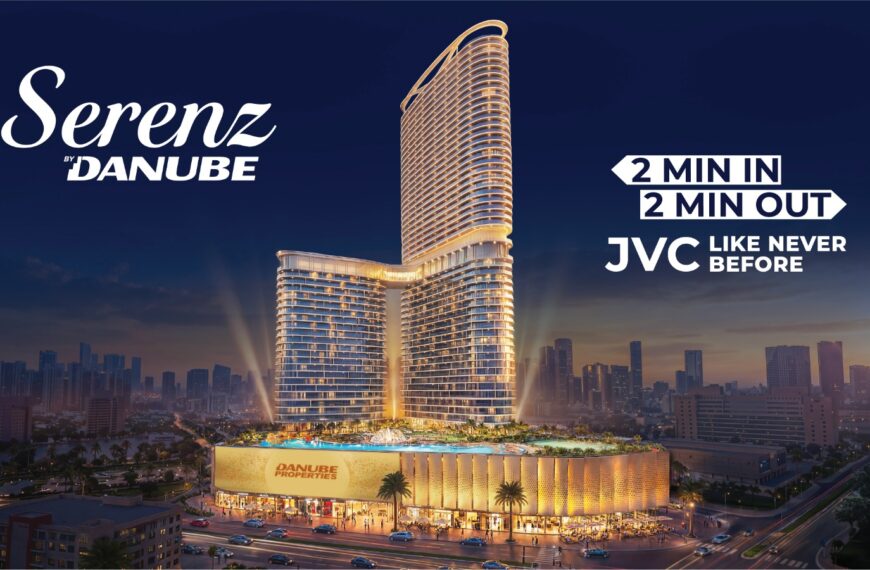 Danube Properties Launches 'Serenz by Danube' in JVC With A Convenient 2-Minutes-In, 2-Minutes-Out Access