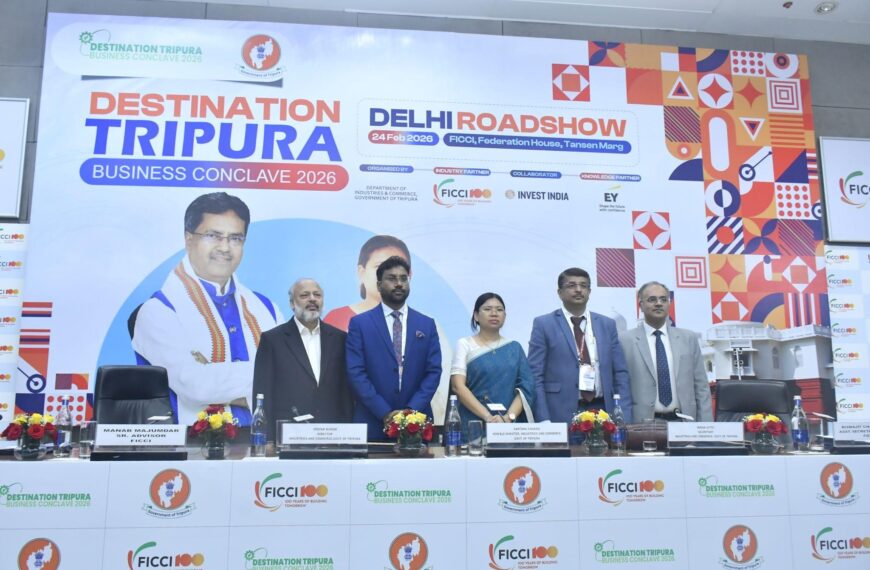 Destination Tripura – Business Meet 2026 Investors' Roadshow Successfully Held in New Delhi