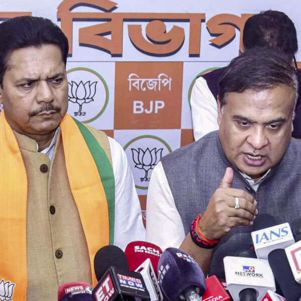 Former Assam Congress Chief Bhupen Borah Joins BJP; Himanta Welcomes Him