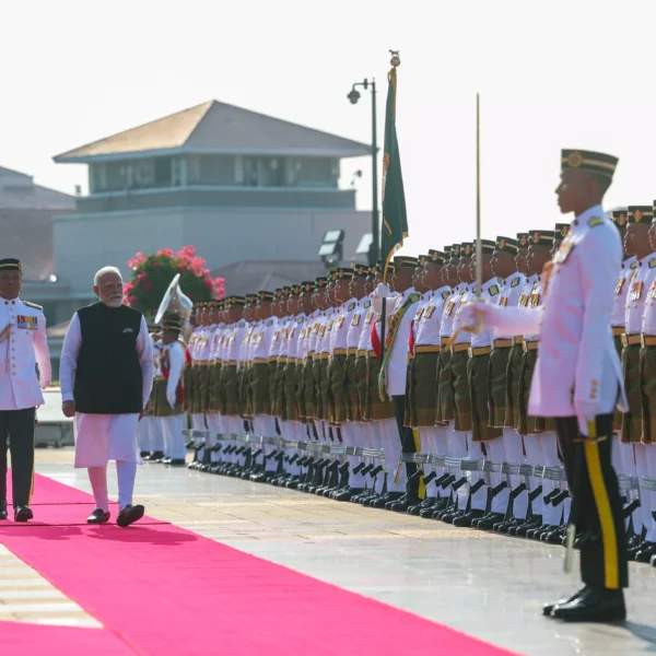 PM Modi Accorded Ceremonial Welcome in Malaysia
