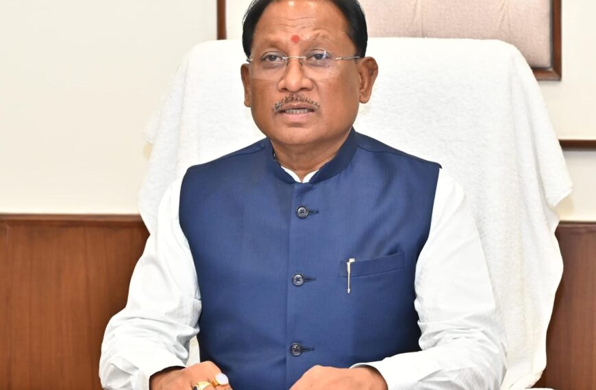 The state government is committed to transforming water conservation into a mass movement: Chief Minister Sai