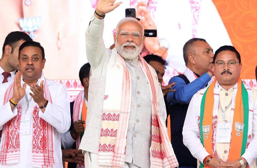 Congress ignored Northeast and put the country at risk: PM Modi at Guwahati rally