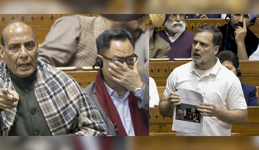 Row erupts in Lok Sabha as Rahul seeks to quote from ‘memoir’ of Gen Naravane