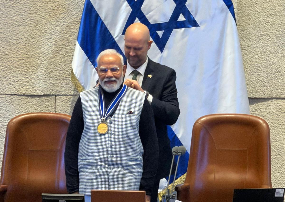 Modi at Knesset: India backs Gaza peace&hellip;