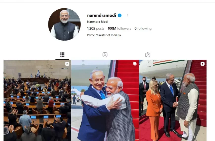 Narendra Modi First World Leader to Hit 100M Instagram Followers