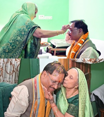 Mother’s blessings and immense public affection: Chief Minister’s birthday celebrated with warmth in Bagiya