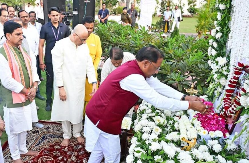 Chief Minister Vishnu Deo Sai paid tribute to Kusum Sinha