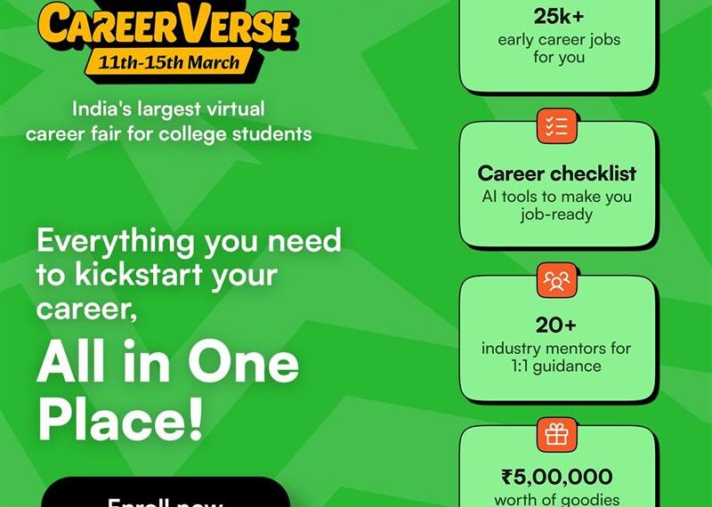 Naukri Campus Launches CareerVerse, India's Largest Virtual Career Fair for College Students