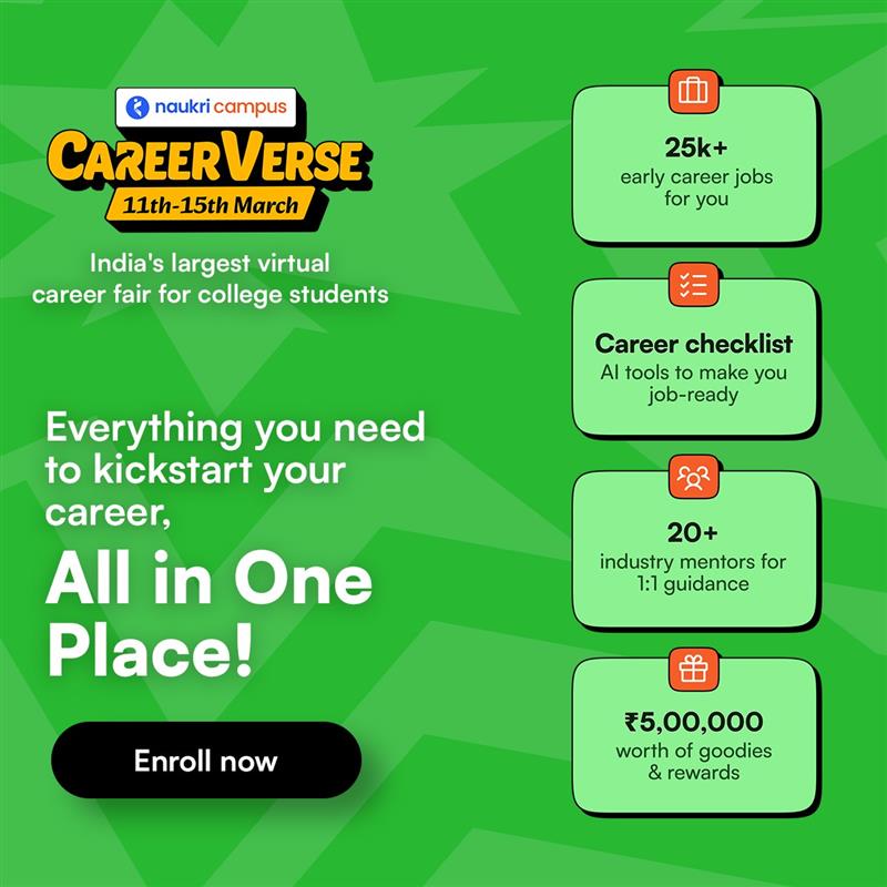 Naukri Campus Launches CareerVerse, India's Largest Virtual&hellip;