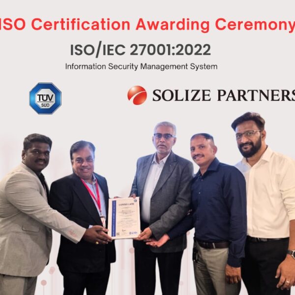 SOLIZE PARTNERS India Achieves ISO/IEC 27001:2022 Certification to Protect&hellip;