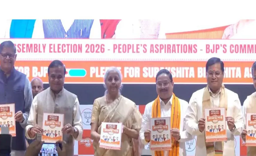 Assam polls: BJP manifesto promises Rs 5 lakh cr investment, protection of indigenous people