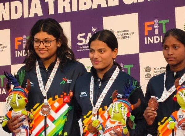 Karnataka Swimmer Manikanta Completes Hat-trick of Gold Medals; Chhattisgarh’s Anushka Bhagat Wins Second Medal