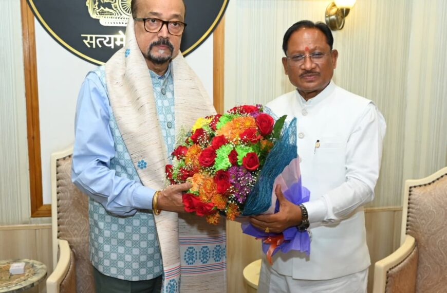 Chief Minister Vishnu Deo Sai Extends Birthday Greetings to Governor Ramen Deka