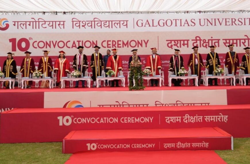 Galgotias University Hosts 10th Convocation Ceremony; Leaders Highlight Resilience, Discipline, and Lifelong Learning