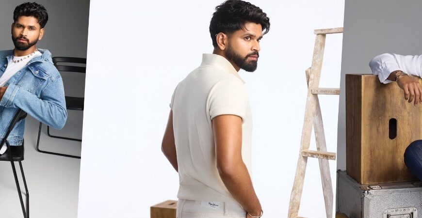 Pepe Jeans London Collaborates with Shreyas Iyer for ELLE's April Edition