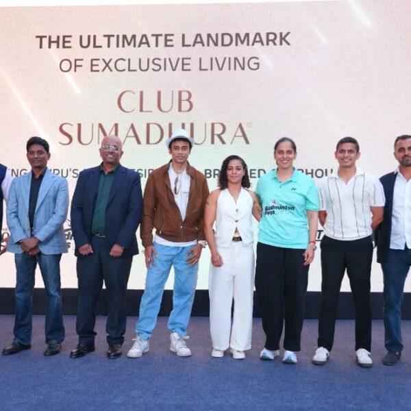 Bengaluru's First Residential Branded Clubhouse Goes Live at Folium by Sumadhura; Unveiled by Sports legends Saina Nehwal, Saurav Ghosal and Puja Tomar