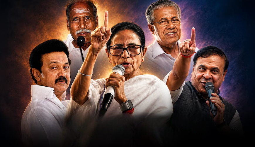 Exit Poll Results: DMK alliance projected to win in Tamil Nadu, BJP in Assam and West Bengal