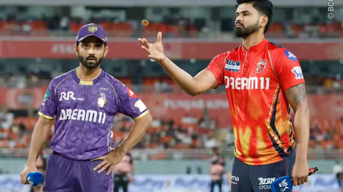 KKR vs PBKS Live Score: Kolkata Seeks First Win, Faces Challenge from Punjab; Rain May Disrupt the Match