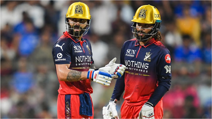 MI vs RCB Live Score: RCB Sets 241-Run Target for Mumbai; Half-Centuries from Salt, Kohli, and Patidar