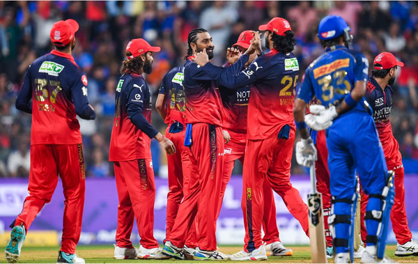 MI vs RCB Highlights: RCB Defeats Mumbai by 18 Runs; Sherfane Rutherford’s Efforts Go in Vain