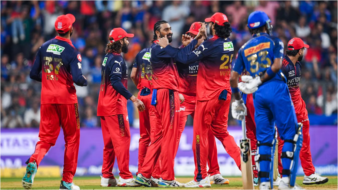 MI vs RCB Highlights: RCB Defeats Mumbai by 18 Runs; Sherfane Rutherford’s Efforts Go in Vain
