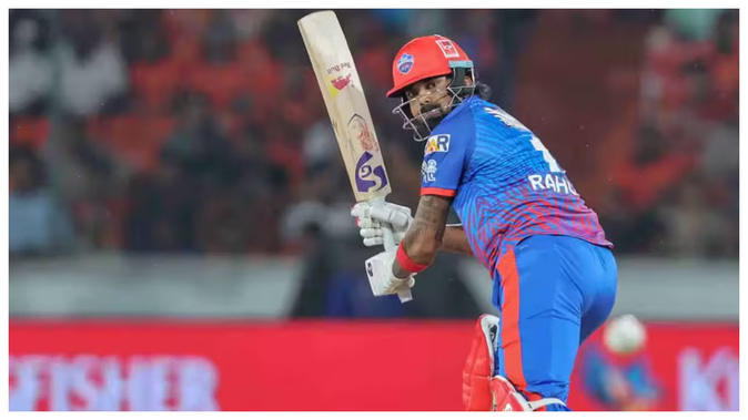 SRH vs DC Live Score: Rahul and Nitish steady Delhi; score crosses 50; Hyderabad claims one wicket.