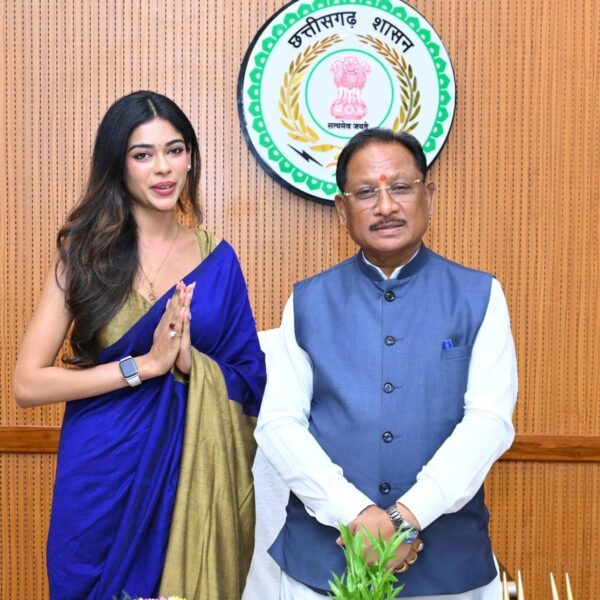 Miss India Chhattisgarh Anushka Son meets Chief Minister Vishnu Deo Sai, attends historic Assembly session