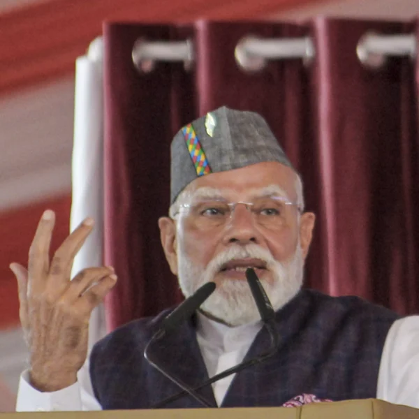 Prime Minister Narendra Modi addresses a gathering during the&hellip;