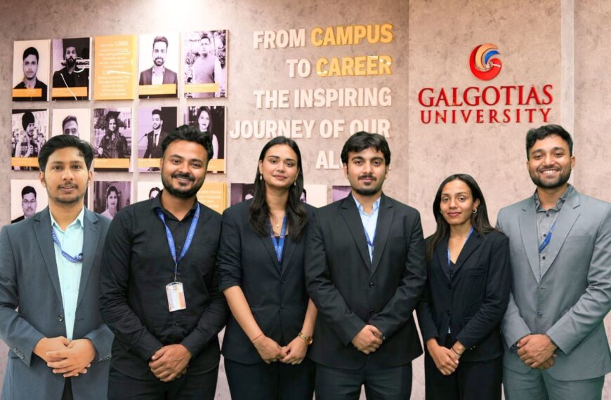 Galgotias University Students to Represent India at Global EDVentures Startup Competition 2026 in Hong Kong