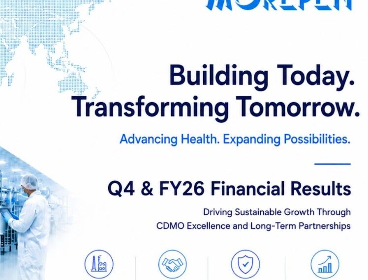 Morepen Labs Q4 Net Profit Rises 69 percent; CDMO Program Moves into Commercial Execution; Board Proposes a Dividend of 10 percent for FY 2025-26