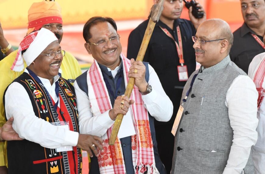Voice of Tribal Pride Resounds from Red Fort Grounds; Vishnu Deo Sai Speaks at National Tribal Conclave — Tribal Society Can Teach the World How to Achieve Development in Harmony with Nature