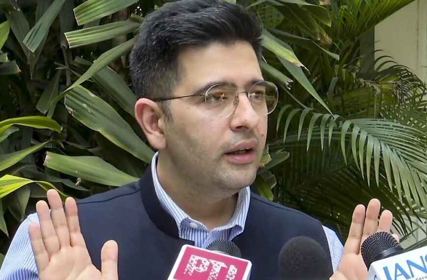 Raghav Chadha appointed chairman of Rajya Sabha Committee on Petitions