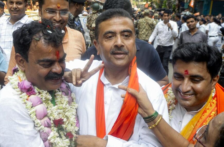 Suvendu Adhikari elected BJP legislature party leader in Bengal, set to become CM