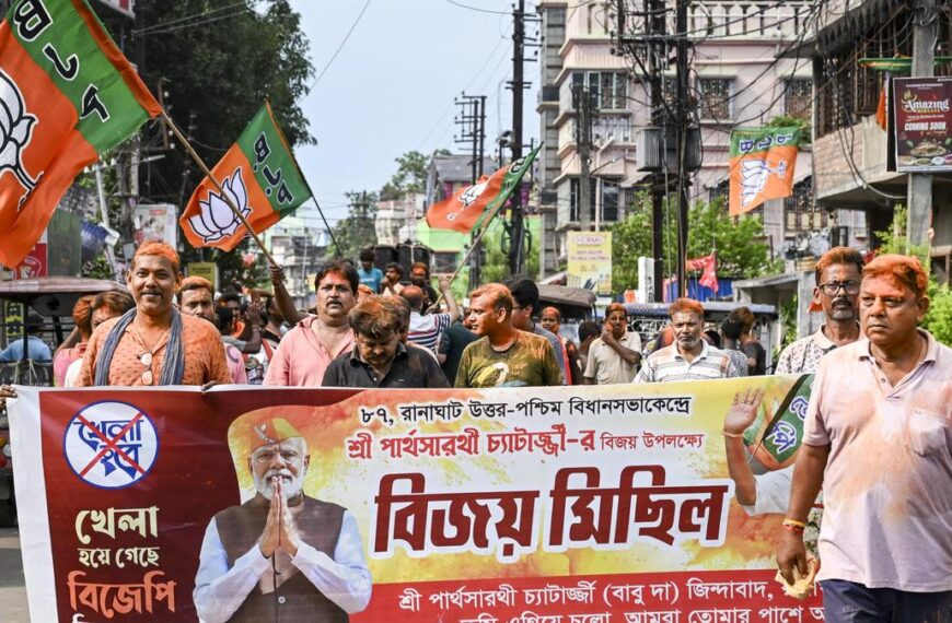 West Bengal election results : PM Modi congratulates people of State for ‘spectacular mandate’ as BJP surges ahead