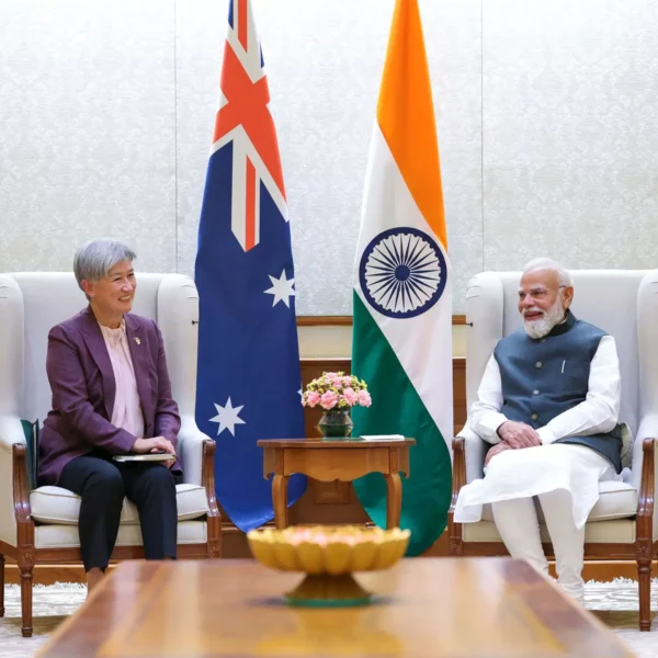 Australian Foreign Minister Penny Wong Meets PM Modi