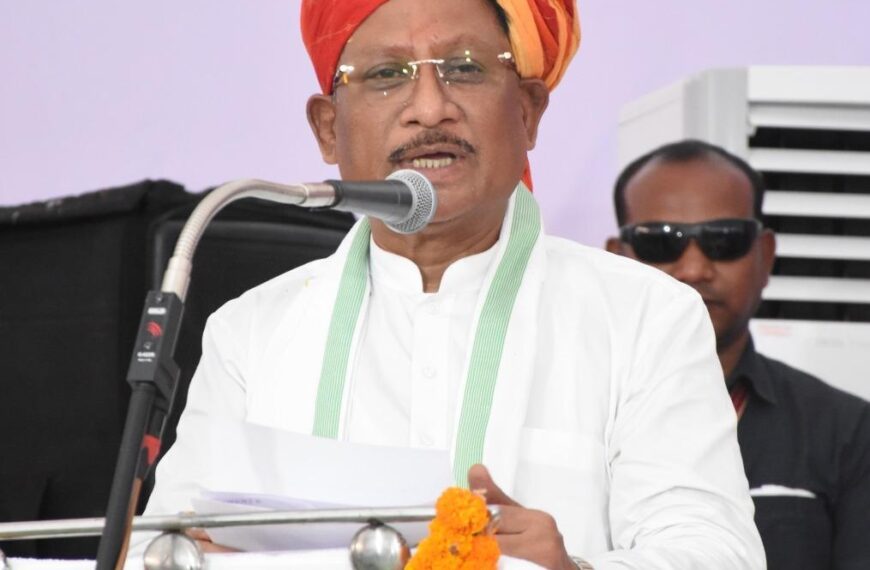 Chief Minister Vishnu Deo Sai Participates in Public Grievance Redressal Camp Held in Rajnandgaon under ‘Sushasan Tihar’