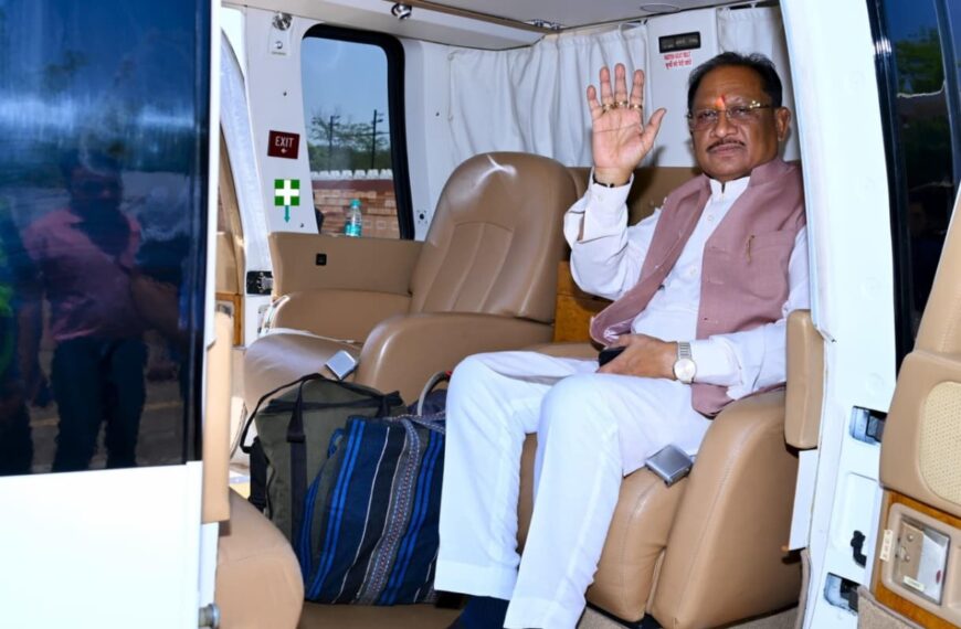 Chief Minister Vishnu Deo Sai begins his statewide tour today under Sushasan Tihar.