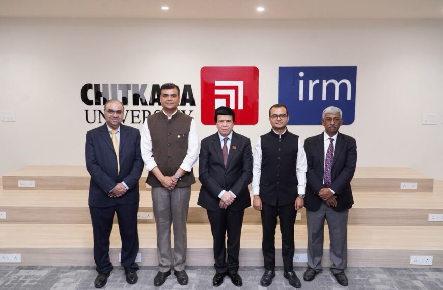 Chitkara University Launches Punjab's First IRM India Affiliate-Licensed Global Centre for Enterprise Risk Management