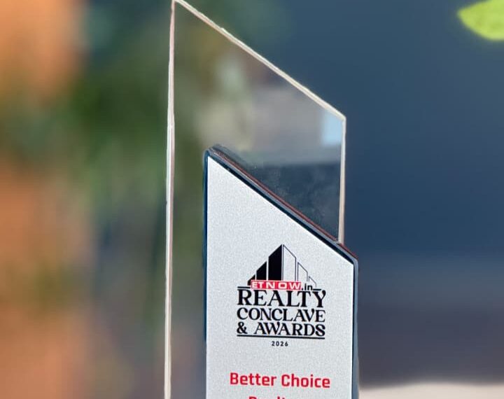 Better Choice Realtors Wins "Iconic SCO Project of the Year" Award for India World Mart at ET Now Realty Conclave & Awards 2026
