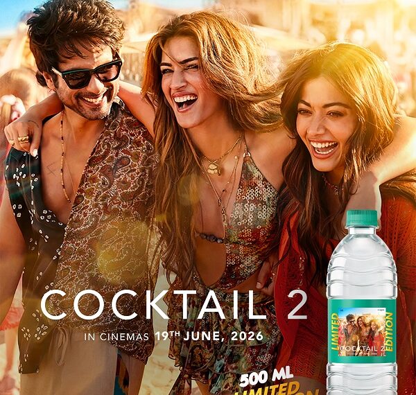 Bisleri Launches Limited-Edition Cocktail 2 Bottles Featuring Shahid Kapoor, Kriti Sanon and Rashmika Mandanna