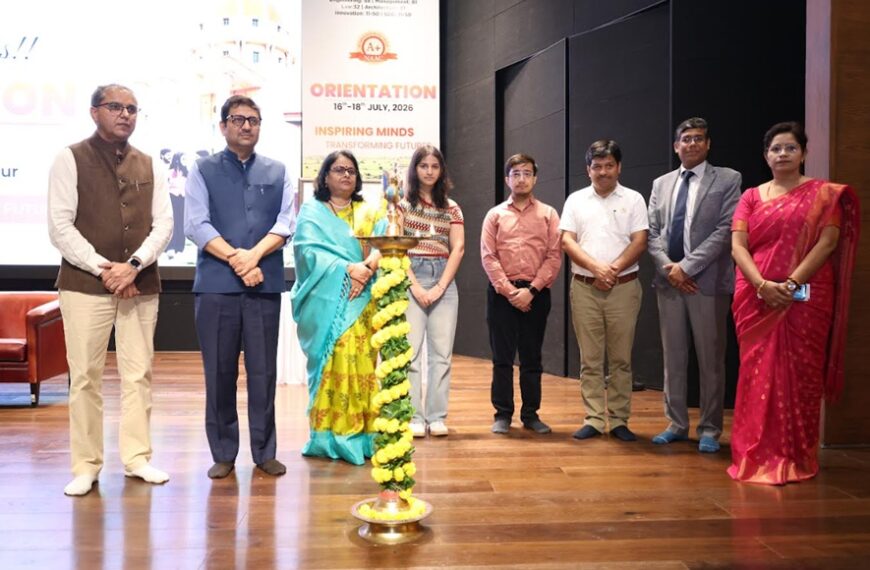 Manipal University Jaipur Kicks Off Three-Day Orientation with Grand Academic Celebration
