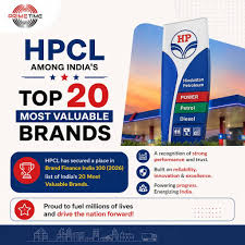 HPCL Ranked Among India's Top 20 Most Valuable Brands…